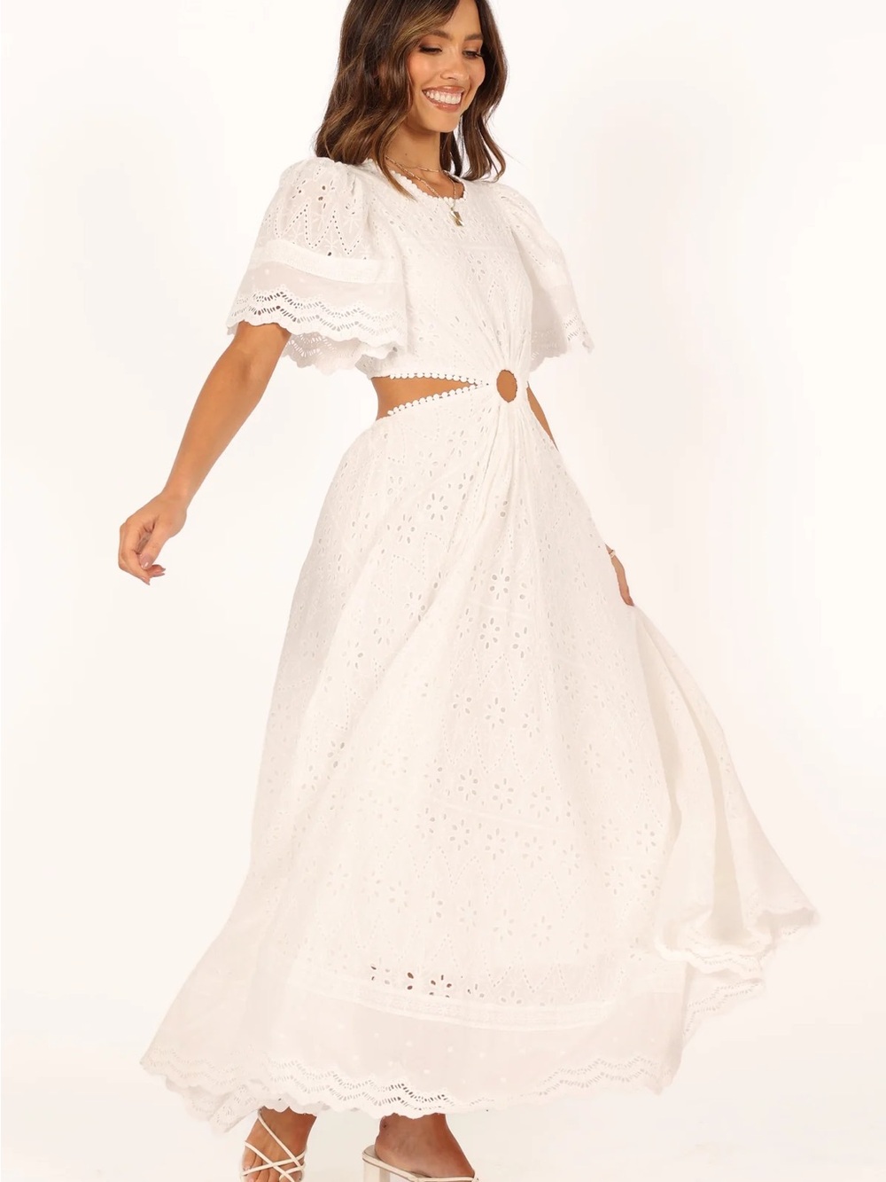 PETAL & PUP Merletto Cut Out Maxi Dress - Picture 3 of 4